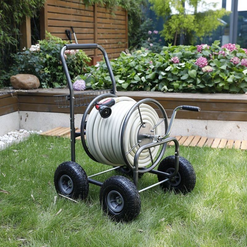 4 Wheel Hose Reel Cart factory