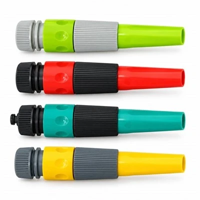 Adjustable Straight Garden Hose Nozzle With 1/2 Inch Quick Connector